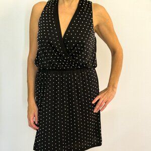 bebe Black Studded Rhinestone Mini Dress – Size S (Made in USA)